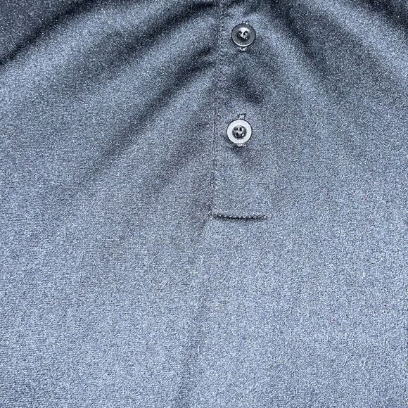 2-Great print fabric Nike black Tour Performance golf polo shirt pointed collar - Picture 4 of 7